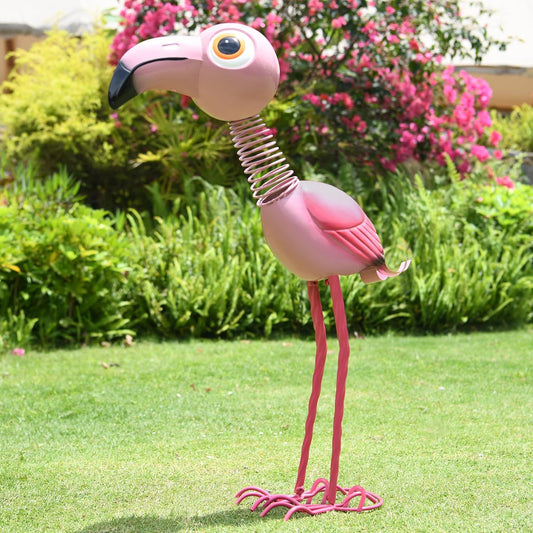 Funny Cute Metal Toucan Bird Statue Sculpture Art Decor Home Modern Yard Patio Lawn Vintage Ornament Outdoor Backyard Porch Decoy Pond